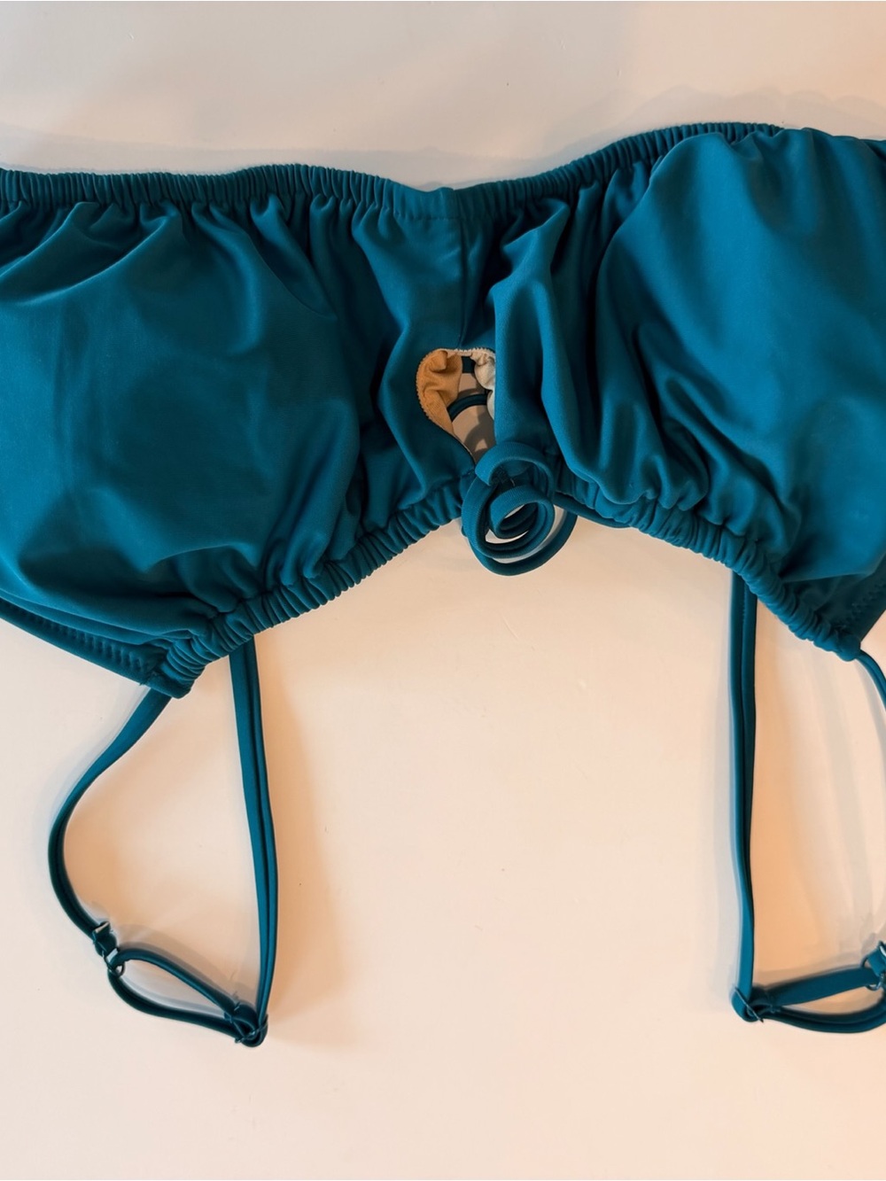 Old Navy Teal Stretch bikini 2 piece skort XL - Picture 6 of 13
